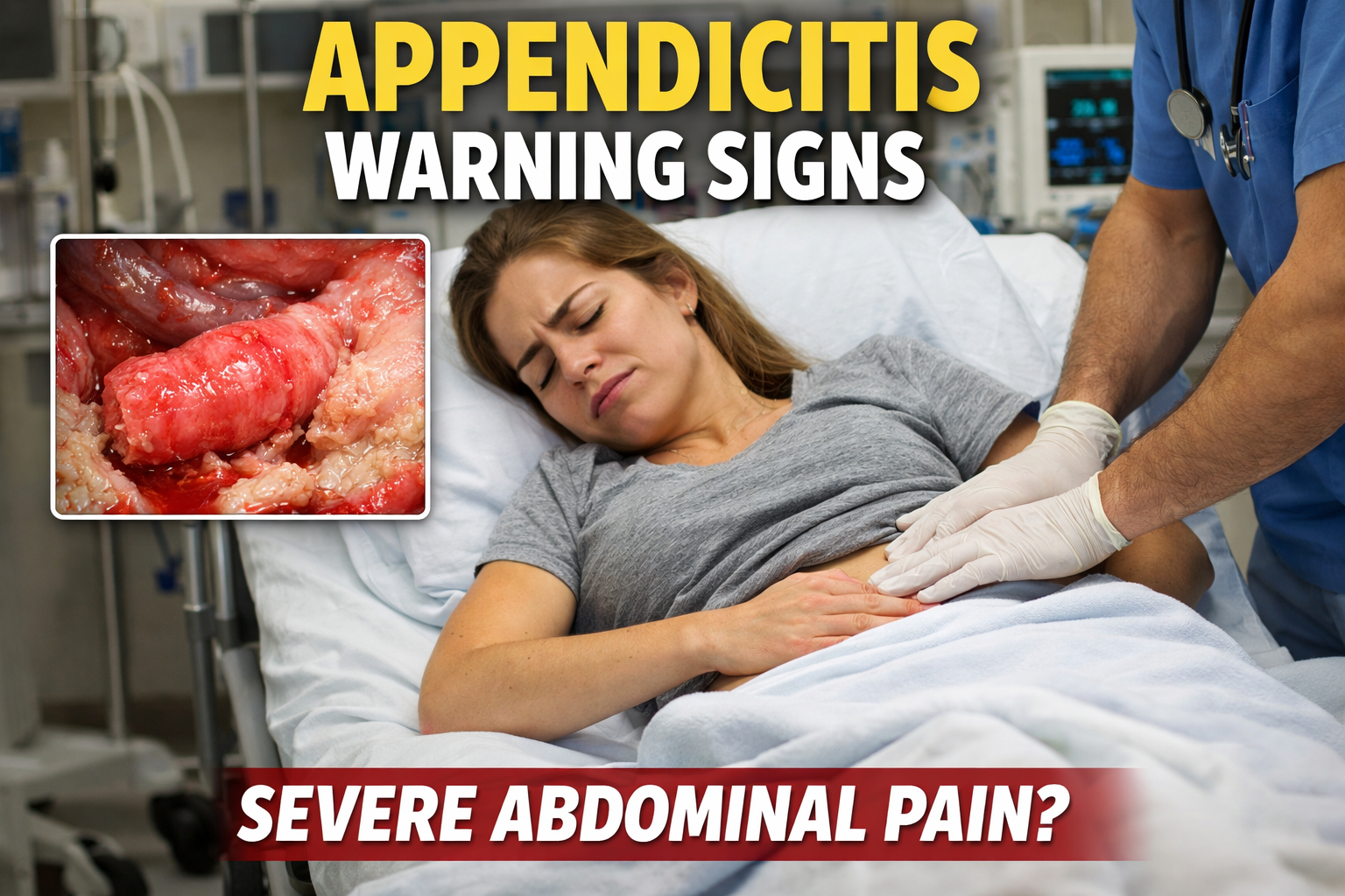 Appendicitis Symptoms: Early Warning Signs, Causes, Diagnosis, and When to Get Emergency Care