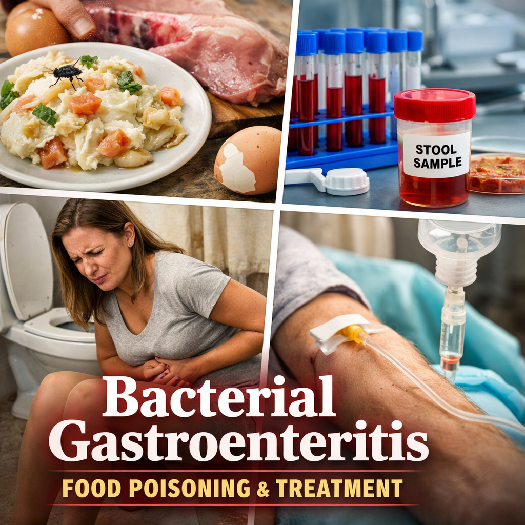 Bacterial Gastroenteritis: Symptoms, Causes, Treatment, and How to Prevent Food Poisoning