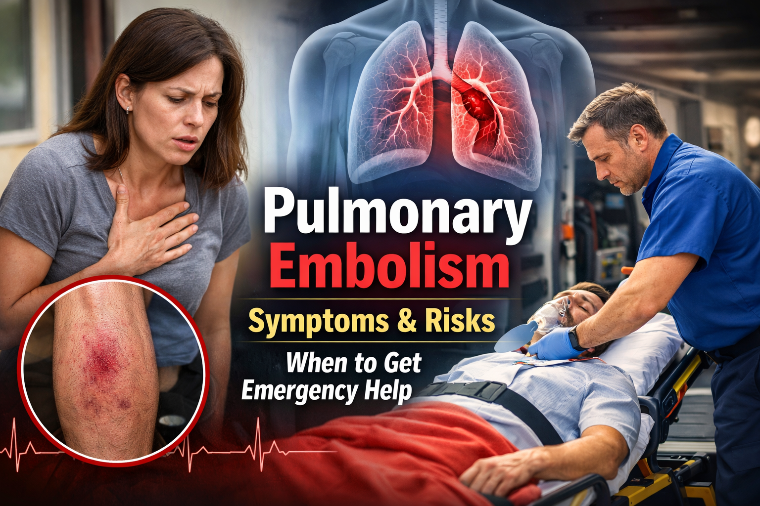 Pulmonary Embolism: Symptoms, Risk Factors, Warning Signs, and When to Get Emergency Help