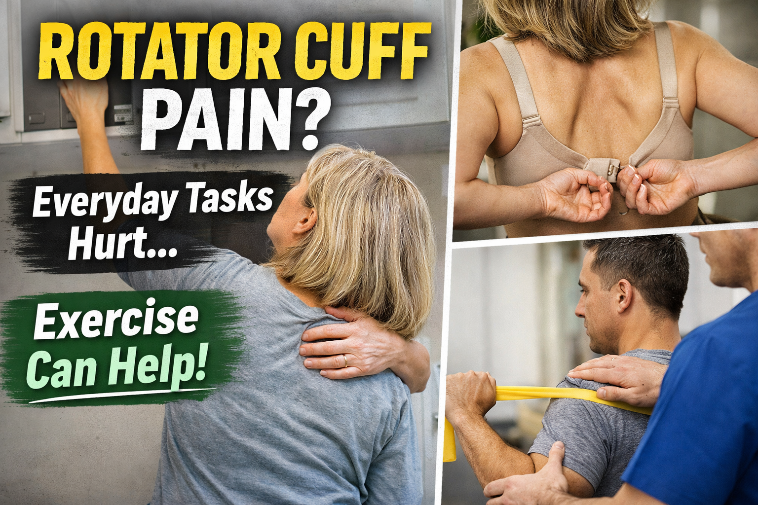 Rotator Cuff Exercises: Safe Shoulder Moves for Strength, Pain Relief, and Recovery