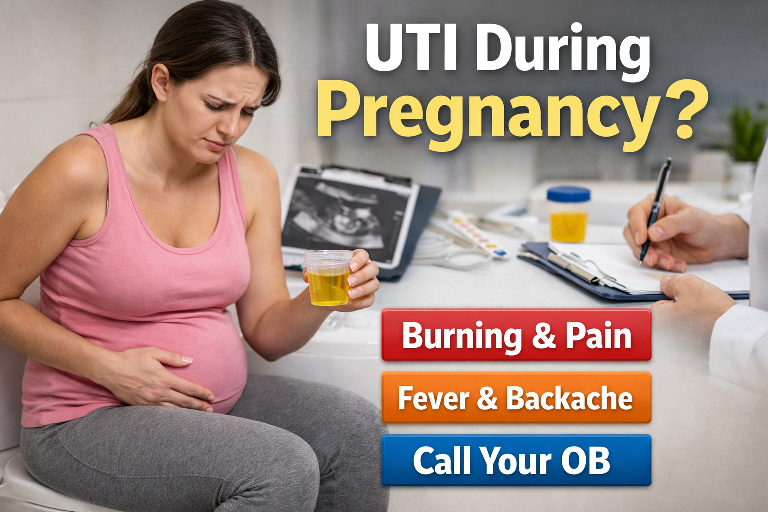 UTI During Pregnancy: Symptoms, Risks, When to Call Your OB, and What Happens Next